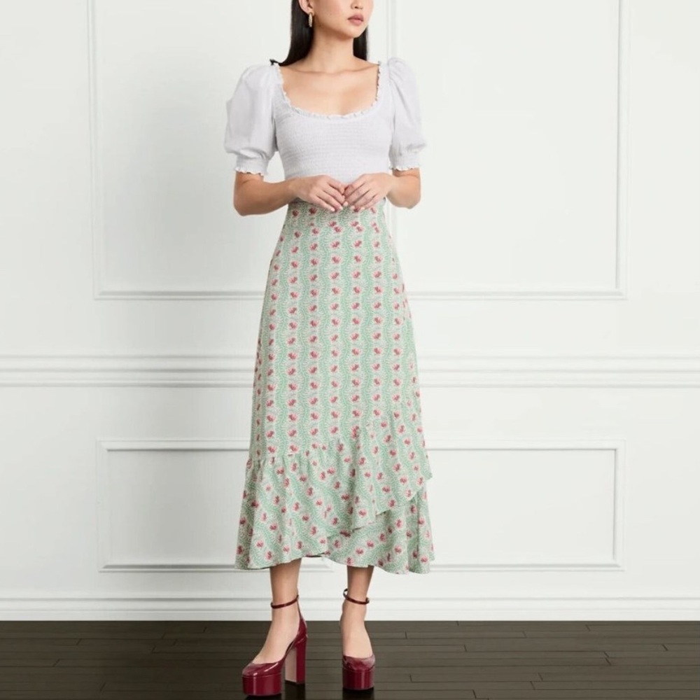 Hill House Mirabel Skirt - Trailing Vine XS